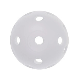 20 pièces Boules de golf en plastique perforées Perforated Practice Training Ball White pas cher