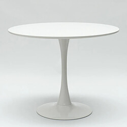 Avis Ahd Amazing Home Design table ronde Goblete noire et blanche pour chaises de bar et salon 80cm Goblet