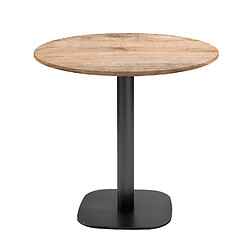 Restootab Table Ø70cm - modèle Round bois tanin naturel