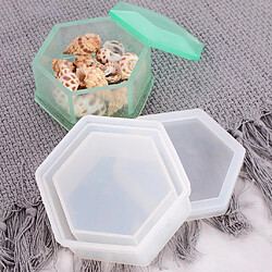 Avis Silicone Résine Moule époxy Moulage Moule Bricolage Boîte De Rangement Bijoux Moule 3Pack