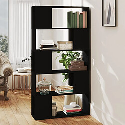 Mpc Etagère Noir 80 X 162,6 X 23,6 Cm (lxhxp)