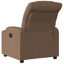 Acheter Maison Chic Fauteuil Relax pour salon, Fauteuil inclinable électrique Marron Tissu -GKD88173