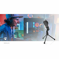 Acheter NEDIS Microphone filaire Streaming omnidirectionnel Tripod USB Mac OS X et PC pour réunions entretiens podcasts YouTube Gaming