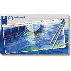 STAEDTLER Crayon aquarellable karat aquarelle, étui de 60 ()