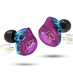 GUPBOO KZ ZST Pro X Écouteurs intra-auriculaires Casque Hi-Fi à suppression de bruit hybride Écouteurs colorés avec câble de remplacement pour micro pour ZSN pas cher