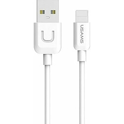 Câble Données Lightning USAMS U-Turn us-sj097 pour iPhone 5 6 7 Blanc 