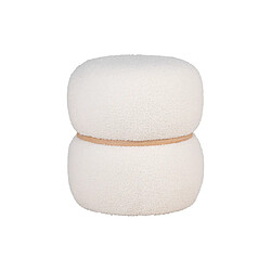 Lisa Design Sataya - pouf - en tissu bouclette