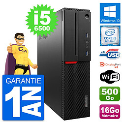 PC Lenovo ThinkCentre M800 SFF i5-6500 RAM 16Go Disque 500Go Windows 10 Wifi · Occasion 