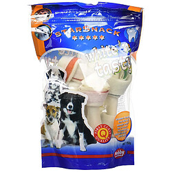 Nobby White´n Tasty Os Noué à Mâcher pour Chien 10-11,5 cm 5 Pièces - Lot de 2 