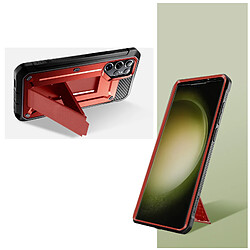 Coque pour Samsung S23 Ultra Antichoc Béquille Supcase Unicorn Beetle Pro rouge pas cher