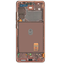 Bloc Complet Samsung Galaxy S20 FE 5G Écran LCD Vitre Tactile Original Orange