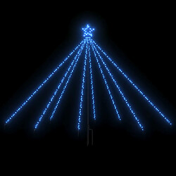 vidaXL Lumières d'arbre de Noël Intérieur/Extérieur 400 LED bleu 2,5 m