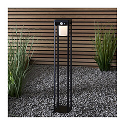 Endon Borne de jardin Hallam Alliage d'aluminium,polycarbonate Noir, blanc texturé 1 ampoule 60cm