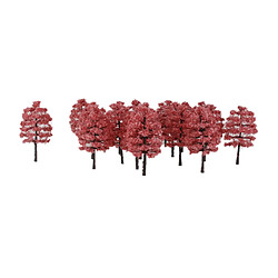 Arbres Modèle,Railroad Scenery Lot 20 Modèle Arbre Echelle Train HO életronique Paysage Jouef 9cm Rouge