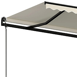 Acheter vidaXL Auvent rétractable automatique 600x350 cm Crème