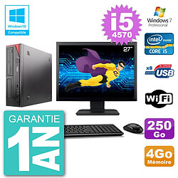 PC Fujitsu Esprimo E520 Ecran 27" i5-4570 RAM 4Go 250Go Graveur DVD Wifi W7 - Occasion