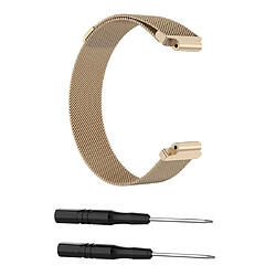 Acheter Wewoo Bracelet pour montre connectée milanaise Garmin Forerunner 235 22cm Champagne Or