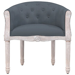 Avis Maison Chic Chaises à manger,Chaise pour cuisine Gris foncé Velours -MN81903