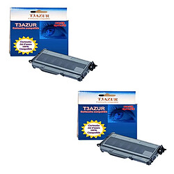 T3AZUR – Lot 2 Toner compatible Brother DCP7030 / 7040 / 7045N+ Pack 20 papiers photos A6 230gr