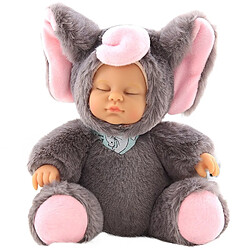 Universal Poupée de renaissance simulée de 17 cm mignon jouet en peluche Poupée en peluche bébé bébé dormant poupée Anyi accessoires photo bébé anniversaire cadeau de Noël | Peluche animaux en peluches 