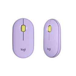 Souris sans fil Bluetooth Logitech Pebble M350 Lavender Lemonade