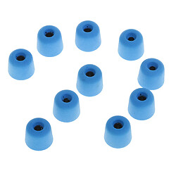 Acheter bouchons d'oreilles earbud en mousse à mémoire de forme pour oreillette inear 3.0mm bleu