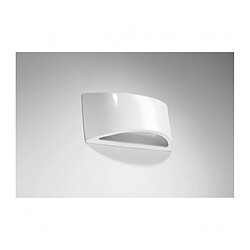 Luminaire Center Applique murale Vixen Up Céramique blanc 1 ampoule 14,5cm