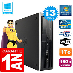 PC HP Compaq 8300 SFF Core I3-3220 Ram 16Go Disque 1 To Graveur DVD Wifi W7 - Occasion