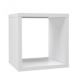 Meubletmoi Etagère cube 1 casier blanc mat - CLASSICO 