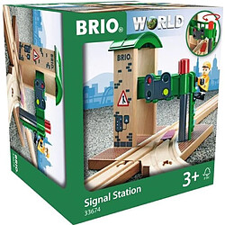 Brio World Station de Controle et d'Aiguillage - Accessoire pour circuit de train en bois - Ravensburger - Mixte des 3 ans - 336 