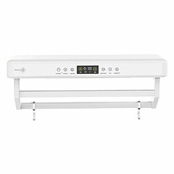 Electric Sun Sèche-serviettes électrique - Avec désinfectant UV, salle de bain ou cuisine, murale, L60cm, 450W, ElectricSun PREMIUM Blanche 