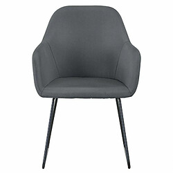 Paris Prix Fauteuil Design Blida 87cm Gris & Noir