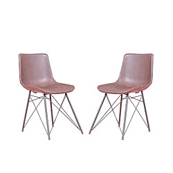 Nest Dream Lot de 2 chaises vintage - Jules