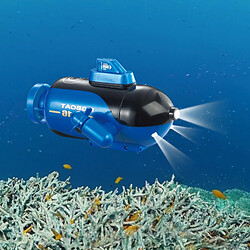 Universal Version du sous-marin RC Vitesse Télécommande électrique Bateau Jouet Induction Simulation Modèle Bateau Submersible Jouet Cadeau # |(Bleu) 