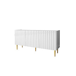 Bestmobilier Ambre - buffet bas - 160 cm - style contemporain