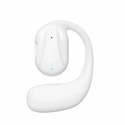 Casque Sans Fil Compatible Bluetooth Casque De Jeu Avec Crochet D'Oreille Avec Micro Ipx4 Écouteurs De Sport Étanches Blanc