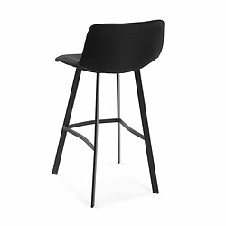 Acheter Tabouret Versa Baldwin Noir 49 x 88 x 42 cm (2 Unités)