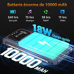 Avis IIIF150 B1 Pro Smartphone Robuste 6Go + 128Go Écran 6,5" FHD+ Caméra 48MP Batterie 10000mAh Android 12 GPS NFC Double SIM 4G - Orange