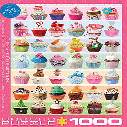 Avis Eurographics Puzzle Cupcakes (1000 Pièces)