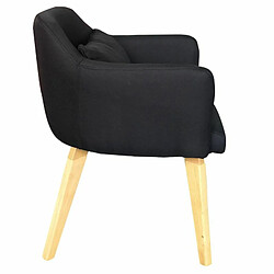 Paris Prix Lot de 20 Fauteuils Design Delante 67cm Noir pas cher