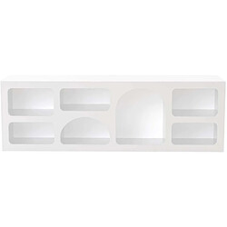 Hanah Home Etagère avec niches Lorin 160 x 38 x 51 cm blanc. Etagère avec niches Lorin 160 x 38 x 51 cm blanc