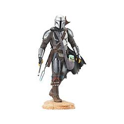 Gentle Giant Star Wars The Mandalorian - Statuette Premier Collection 1/7 The Mandalorian with The Child 25 cm