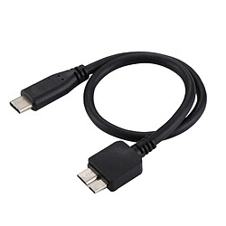 Wewoo Câble pour Samsung Galaxy S9 et S9 + S8 S8 + / LG G6 / Huawei P10 P10 Plus / Xiaomi Mi 6 Max 2 autres Smartphones USB-C / Type-C Mâle à Micro B d'Adaptateur Mâle, Longueur Totale: environ 30cm,