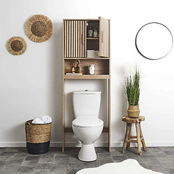 The Home Deco Factory Meuble dessus WC Saulk en bois - Marron