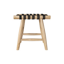 Acheter Rendez Vous Deco Tabouret tressé noir Kira