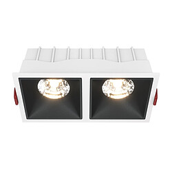 Avis MAYTONI Downlight Encastré Twin Dimmable Blanc, Noir, 2100lm, 3000K