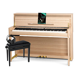 Classic Cantabile UP-1 LA piano numérique Chêne Clair Set Deluxe