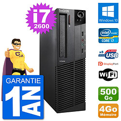 PC Lenovo M92p SFF Intel i7-2600 RAM 4Go Disque Dur 500Go Windows 10 Wifi · Occasion 