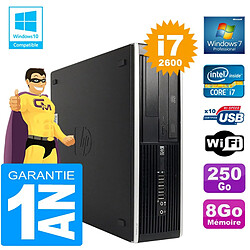 PC HP Compaq 8300 SFF Core I7-2600 Ram 8Go Disque 250 Go Graveur DVD Wifi W7 · Occasion 