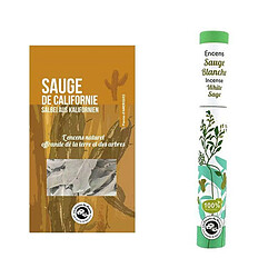 Aromandise Encens sauge blanche et Sauge de Californie à brûler 